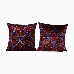 Vintage Velvet Cushion Covers, 2010s, Set of 2