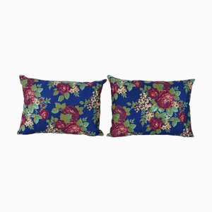 Housses de Coussin Bleues, Uzbek, 2010s, Set de 2