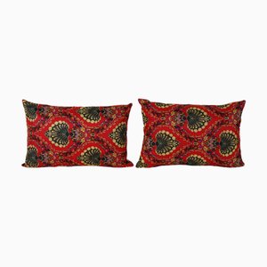 Ethnic Uzbek Cushion Covers, 2010s, Set of 2