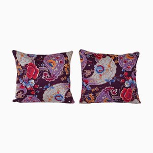 Uzbek Roller Cushion Covers, 2010s, Set of 2