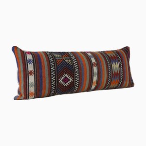 Handwoven Vintage Turkish Wool Kilim Cushion, 2010s