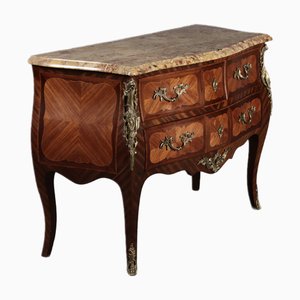 Antike französische Napoleon III Kommode im Louis XV Stil, 1860er