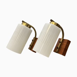 Danish Wall Sconces, 1960s, Set of 2