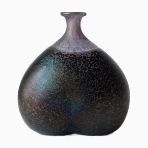 Art Glass Volcano Vase von Bertil Vallien für Kosta Boda, Schweden, 1980er