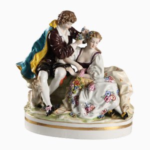Porcelain Sculpture Group from E & A Muller Thuringia