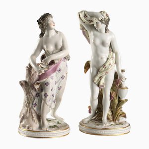 Porzellanstatuen von Edmé Samson Paris, 2 . Set