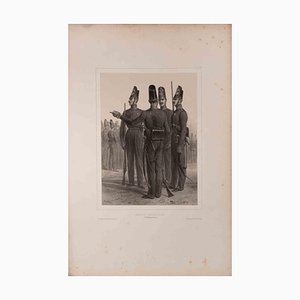 Auguste Raffet, Arnaouts Gardes-Côtes (Philadelphie, Asie), Lithograph, 1830s