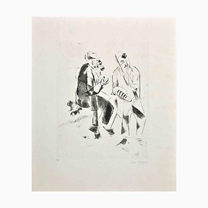 Marc Chagall, Les Grands Pères, Etching, 1922