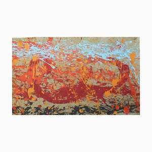 Alfredo Pizzi, Nummer 12, Acryl auf Leinwand, 2025