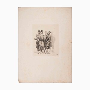Auguste Raffet, Soldats de l’Armée Ottomane, Lithograph, 1830s