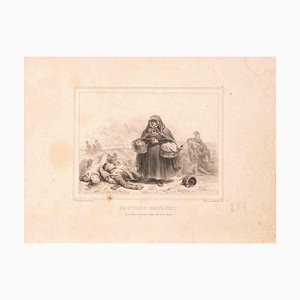 Auguste Raffet, Pauvres Enfants !!, Litografía, década de 1830