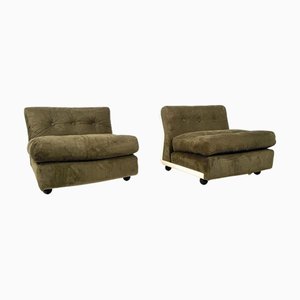 Mid-Century Modern Amanta Stühle von Mario Bellini, 1960er