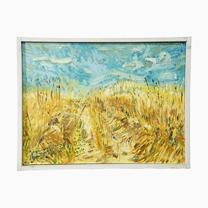 Alexander Michael, Cornfield, 1976, Oil Painting