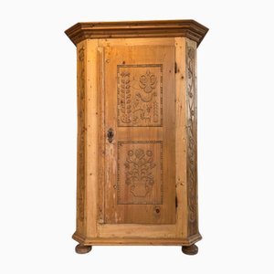 Biedermeier Bauernschrank aus Naturholz