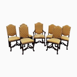 Vintage Dining Chairs, Set of 7