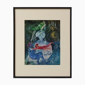 Dopo Marc Chagall, Editions du Chêne, Colour Cliché Print, 1947, Incorniciato