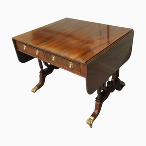 Regency Lyre Ended Side Table