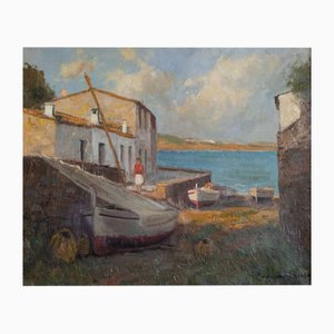 Francisco Carbonell Massabé, Rustic Corner of Calañós, Painting