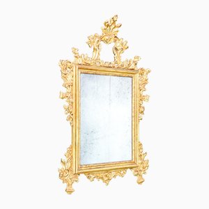 Louis XV Spiegel aus Vergoldetem Holz, 1700er