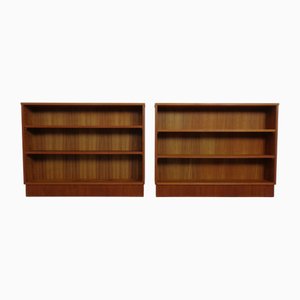 Freistehendes Teak Bücherregal, Dänemark, 1960er