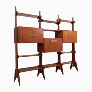 Mid-Century Teak Modular Bookcase from AV Arredamenti Contemporanei, 1960s