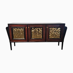 3-Türiges Sideboard aus Holz, 1980er