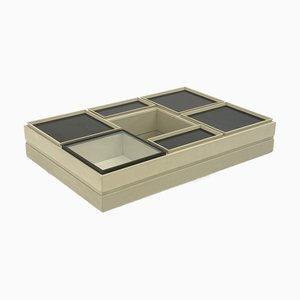 White Modular Coffee Table by Carlo Hauner for Forma, 1970s