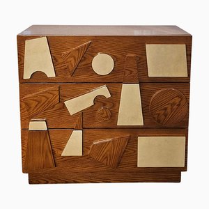 Kommode aus Holz, 1980er