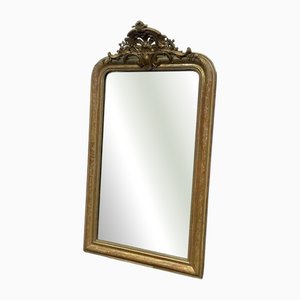 Miroir Louis XV en Bois Doré, Fin 19ème Siècle