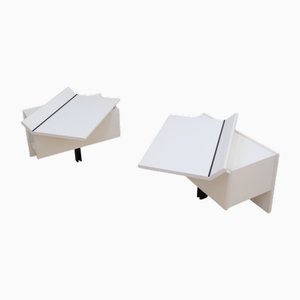 Lacquered Nightstands by Paolo Piva for B&B Italia, 1980s, Set of 2