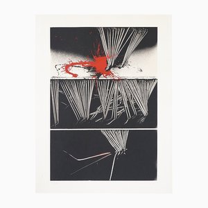 Emilio Scanavino, Komposition, Farblithographie auf Papier, 1970er