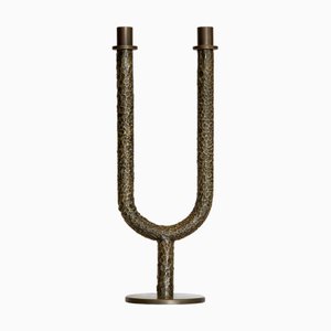Vega Candleholder in Brass by Alberto Grassi