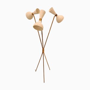 White Diabolo Tripod Spotlight Lamp from Stilnovo