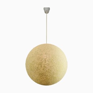Mid-Century Modern Granulate Sphere Pendant Lamp, 1970s