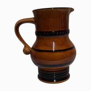 Brocca Mid-Central in ceramica con manico di Cortendorf, Germania, 1967