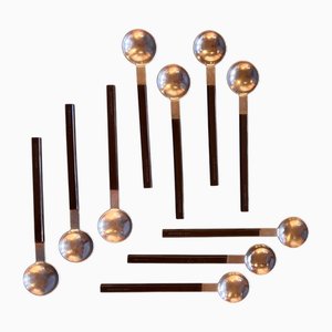 Air France Concorde Spoons by Raymond Loewy, 1970s, Set of 10