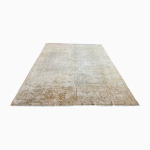 Large Vintage Afghan Handwoven Wool Rug attributed to Ziegler & Co., 1940s