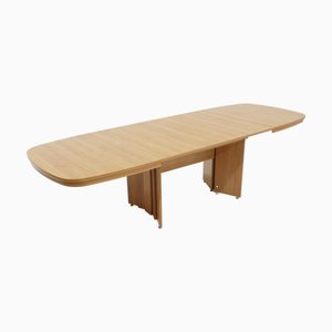 Vintage Oval Extendable Dining Table, 1970s