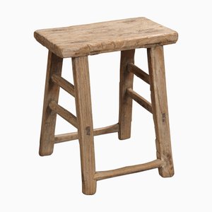 Sgabello rustico in legno cinese