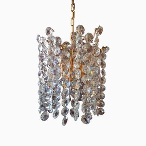 Hängelampe aus Kristallglas von Bakalowits & Söhne, 1970er