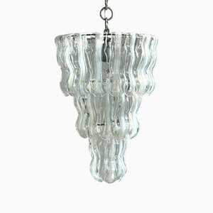 Italienischer Mid-Century Kronleuchter aus Muranoglas, 1970er