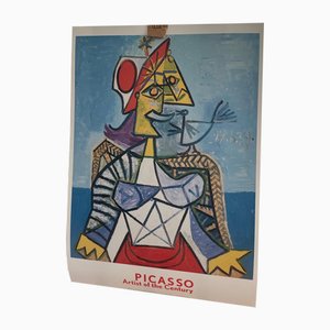 Pablo Picasso, Woman with a Bird, 1939, Print