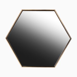 Grand Miroir Hexagonal par Alberto Grassi