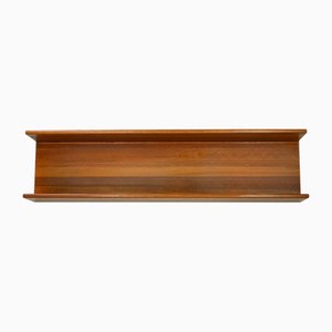 Vintage German Teak Wall Shelf, 1960s
