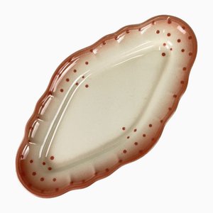 Small Pink Dish from Salins-Les-Bains, 1970s