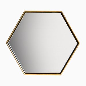 Small Hexagonal Mirror by Alberto Grassi