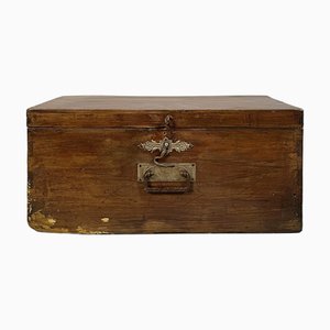 Kleine Mid-Century Modern Italienische Holzkiste, 1950er