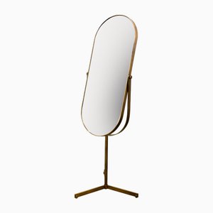 Mizar Oval Floor Mirror by Alberto Grassi