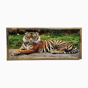 Glass Painting with Tiger, 1980s