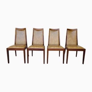 Vintage Teak and Vinyl Dining Chairs from G-Plan, 1960s, Set of 4